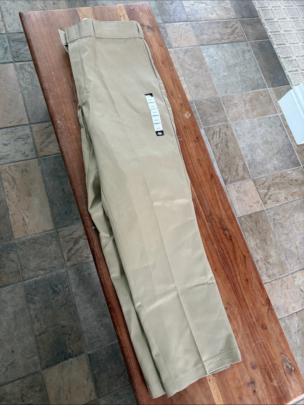 Classic Men's Khaki Work Pants - dickies